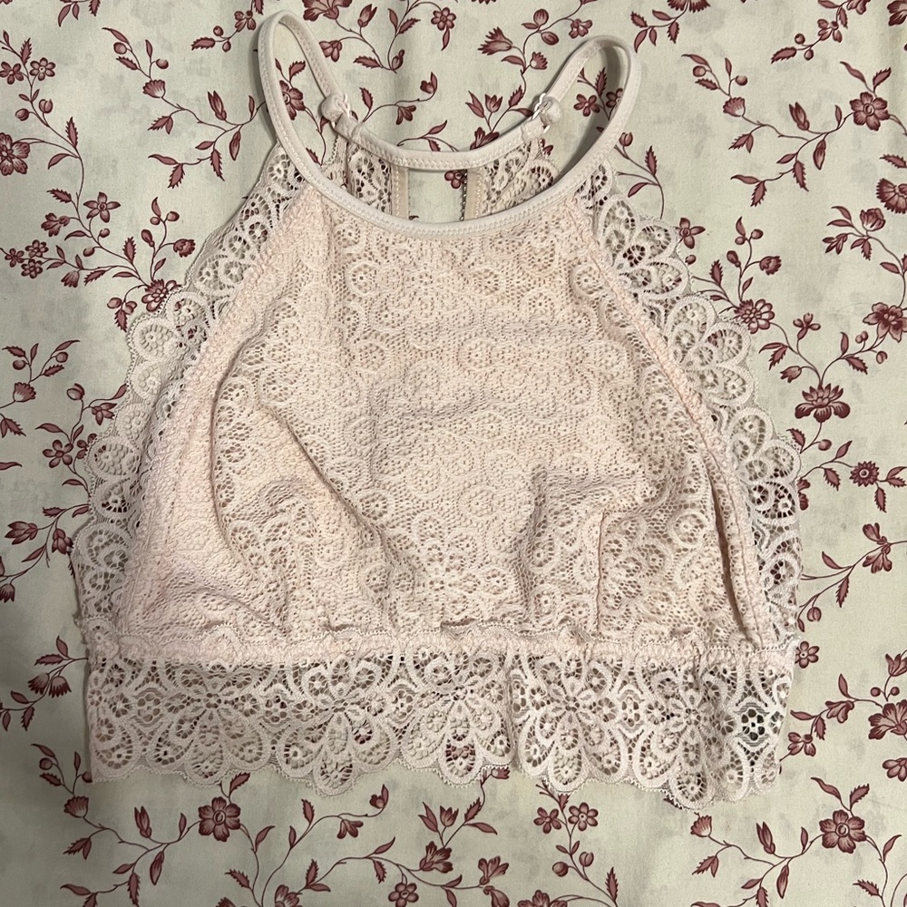 Pink aeries bralette